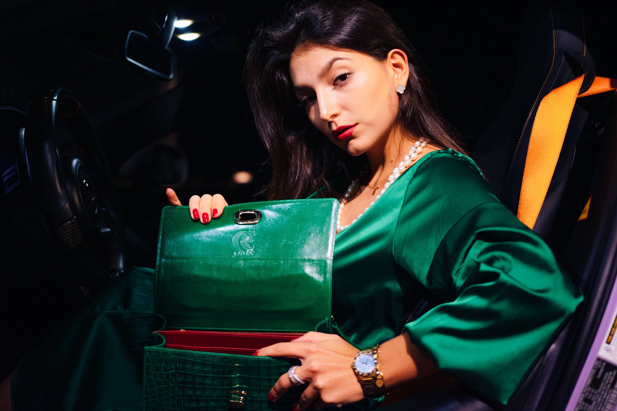 Authentic Crocodile Bag - Emerald Green – Rosso